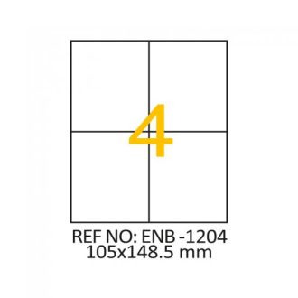 105 x 148.5 Lazer Etiket ENB-1204