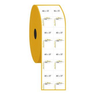 40mm x 37mm 2'li Bitişik Vellum Etiket