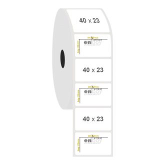 40mm x 23mm PP Opak Etiket
