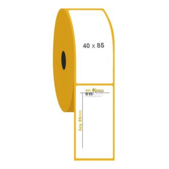 40mm x 85mm Vellum Etiket
