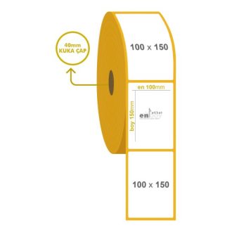 100mm x 150mm Termal Etiket