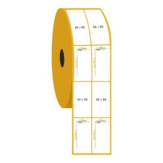 40mm x 85mm 2'li Ayrık Vellum Etiket