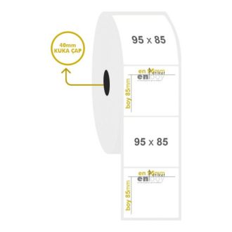 95mm x 85mm PP Şeffaf Etiket