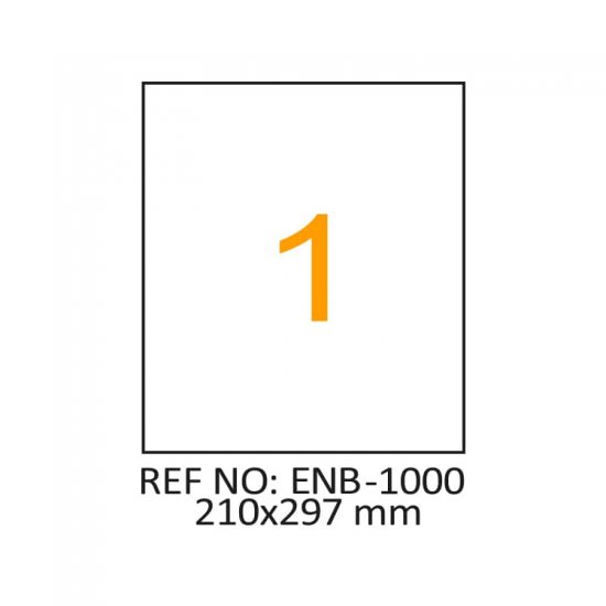 210 X 297 Lazer Etiket ENB-1000