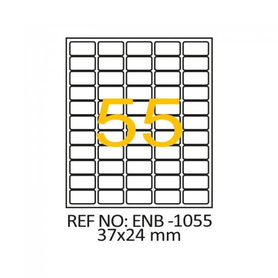 37 x 24 Lazer Etiket ENB-1055