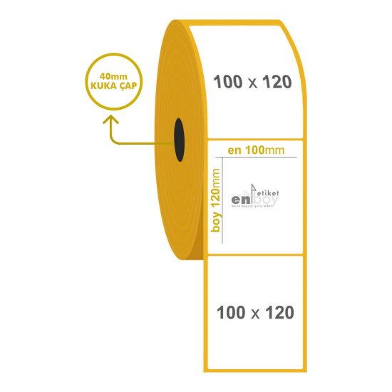100mm x 120mm Vellum Etiket
