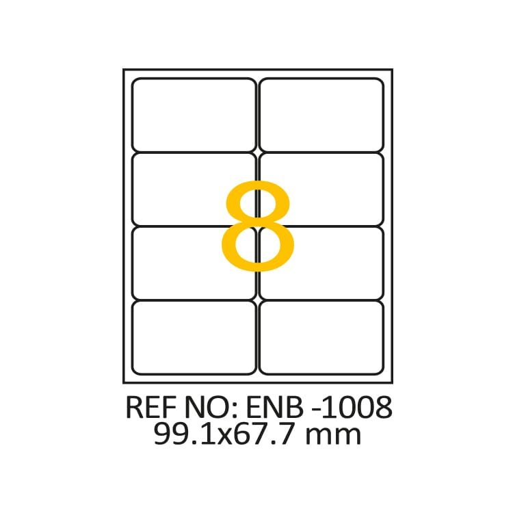 99.1 x 139 Lazer Etiket ENB-1004 resimi